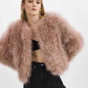 LAMARQUE DEORA FEATHER JACKET